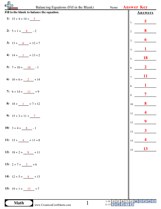  - addition-subtraction-fill-in-the-blank worksheet