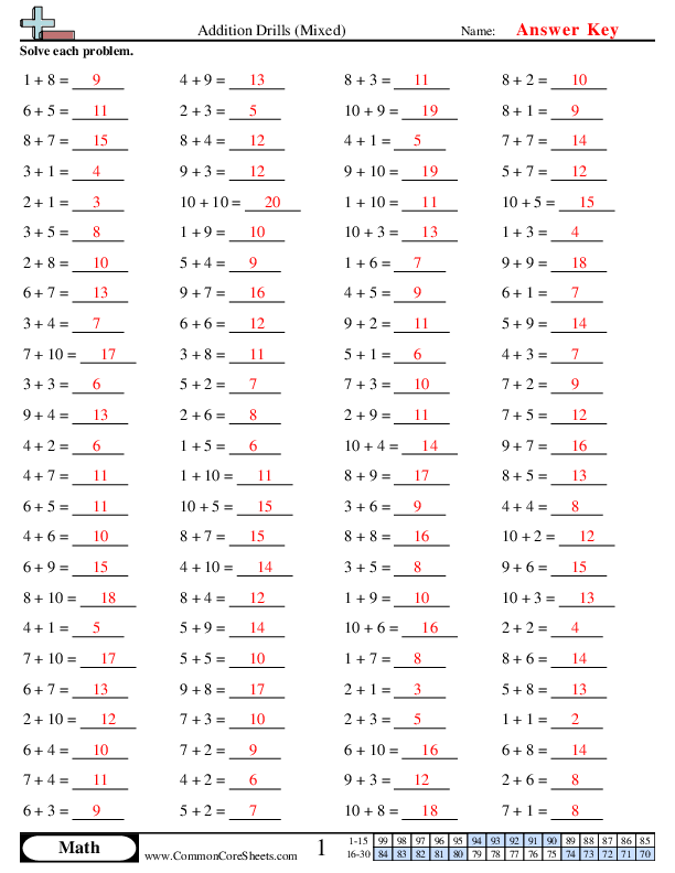  - mixed-horizontal worksheet