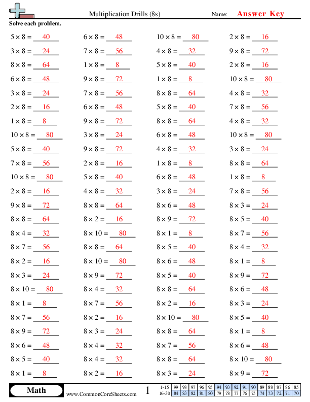  - 8s-horizontal worksheet