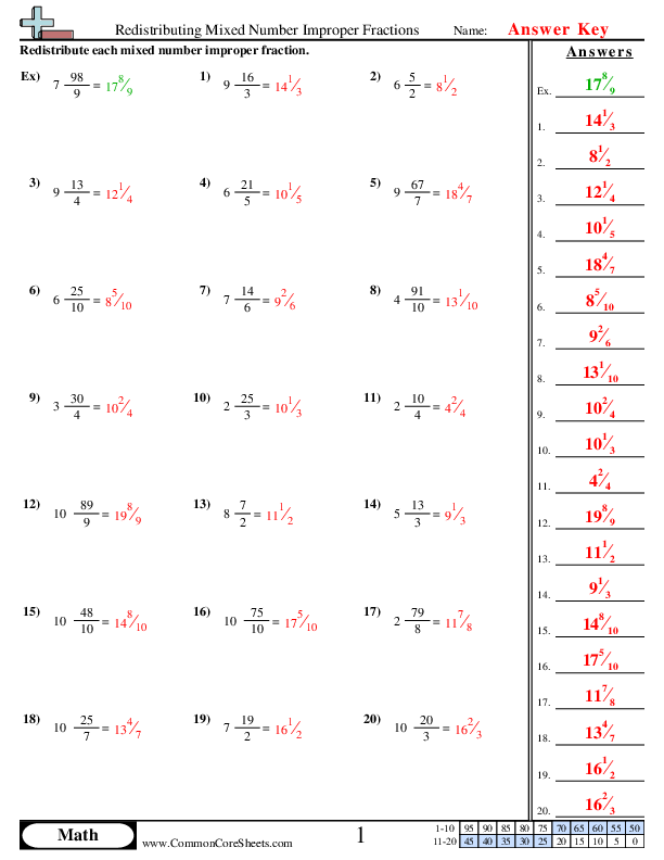  - redistributing-mixed-improper-fractions worksheet