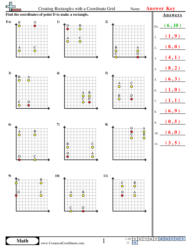  - creating-rectangles-with-a-coordinate-grid worksheet