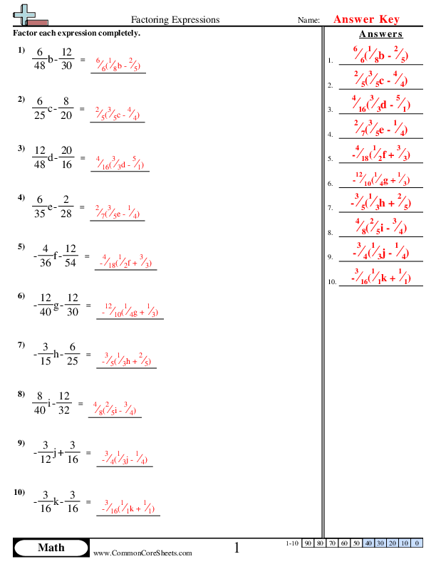  - factoring-expressions worksheet