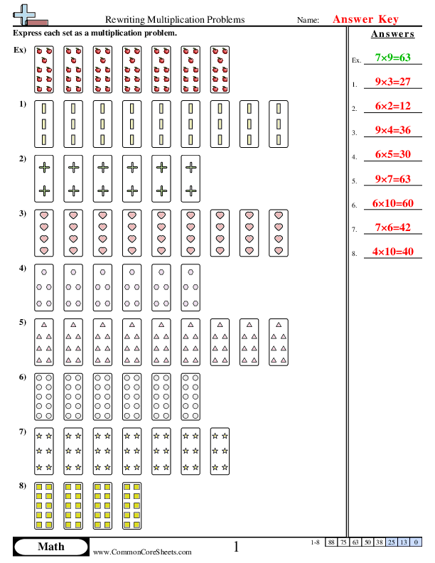  - writing-multiplication-equations worksheet