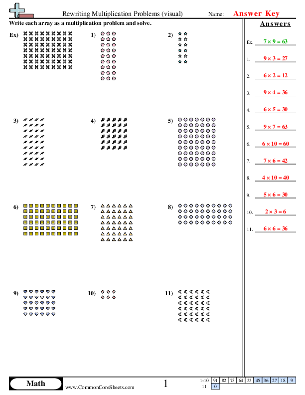  - rewriting-multiplication-visual worksheet