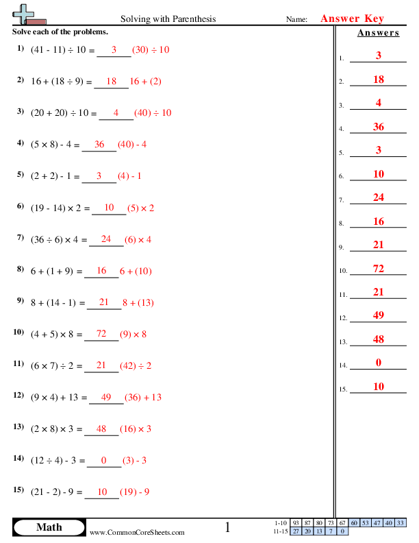  - solving-with-parenthesis worksheet