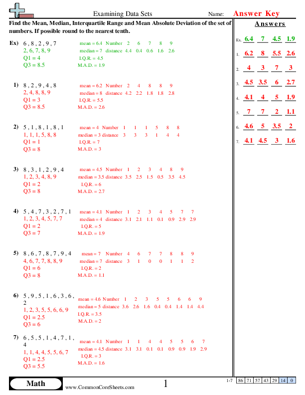  - examining-data-sets worksheet