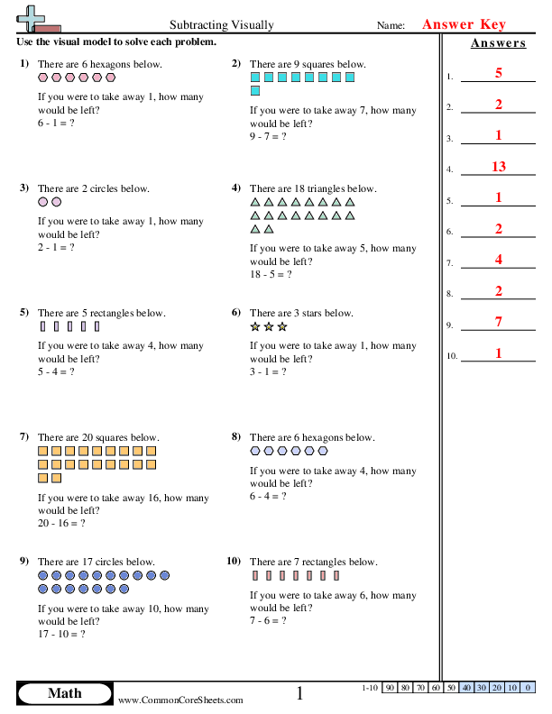  - subtracting-visually worksheet