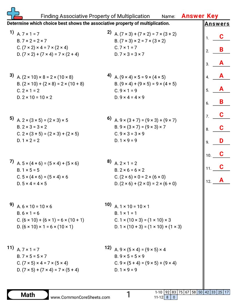 Related worksheet